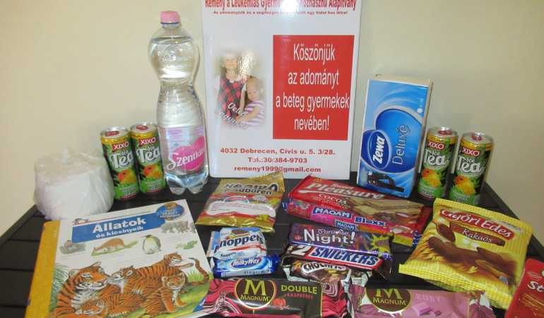 Egy kis kikapcsolódás és meglepetés a beteg gyermekeknek