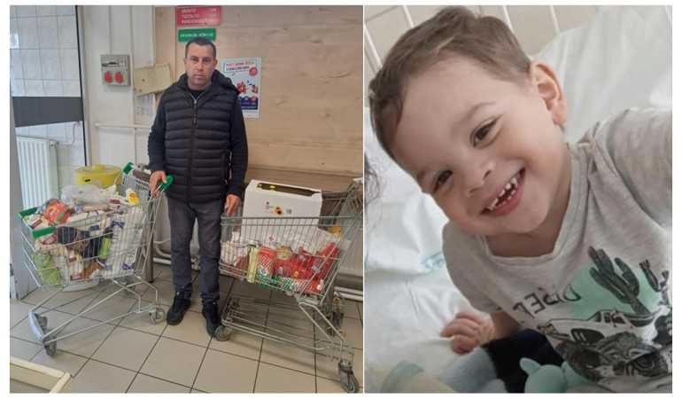 Nagybevásárlással támogattuk Ádámot és családját!