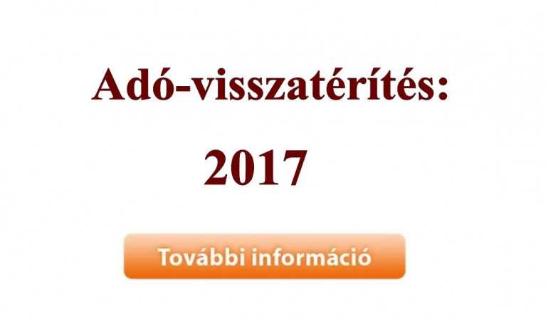 Adó-visszatérítés 2017