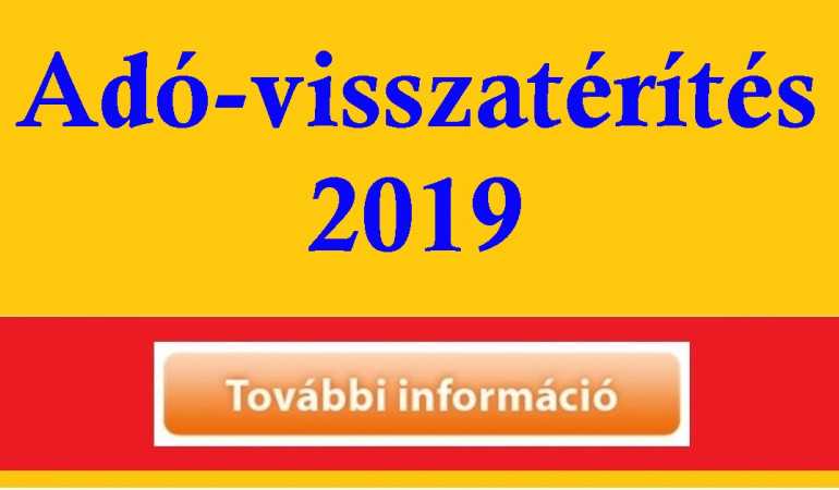 Adó-visszatérítés 2019 