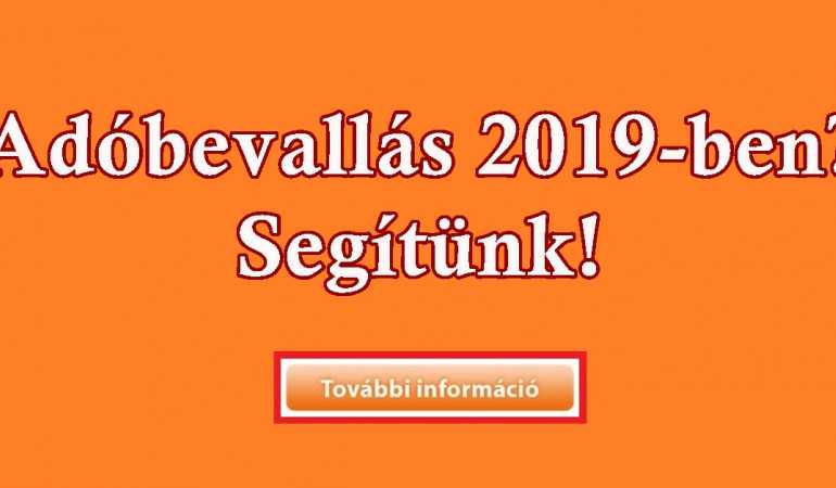 Adóbevallás 2019-ben? Segítünk!