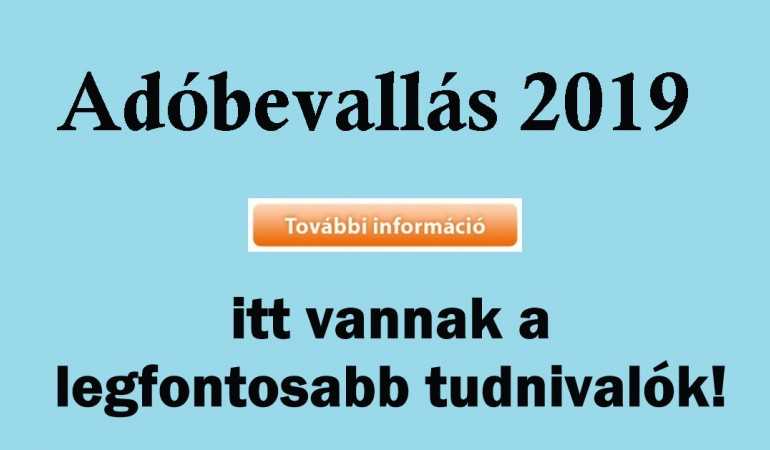 Adóbevallás 2019: itt vannak a legfontosabb tudnivalók!