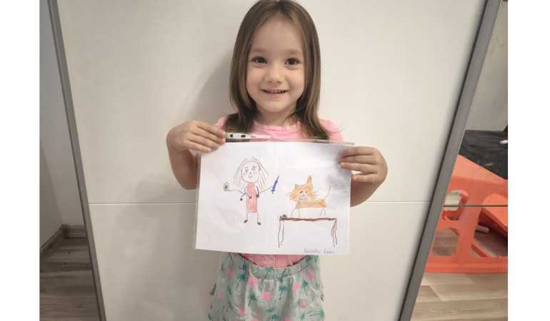 „Mi leszek, ha nagy leszek” - Iza meséje az állatok gyógyításáról