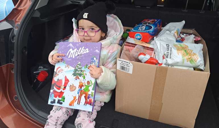 Bevásároltunk, Léna és családja részére