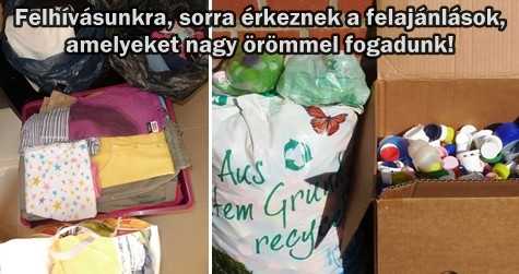 Érkeznek a jótékony adományok
