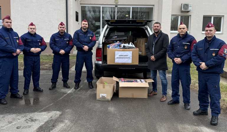 Köszönjük, a Készenléti Rendőrség XXIII. Bevetési Osztályának adományát!