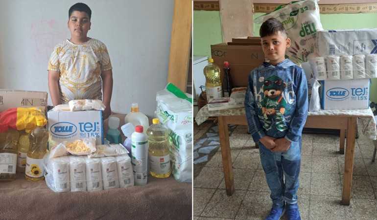 Két családnak segítettünk élelmiszercsomaggal Méhtelken és Csengerújfaluban