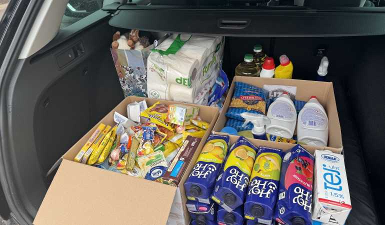 Élelmiszer vásárlással segítettünk Kiara családjának