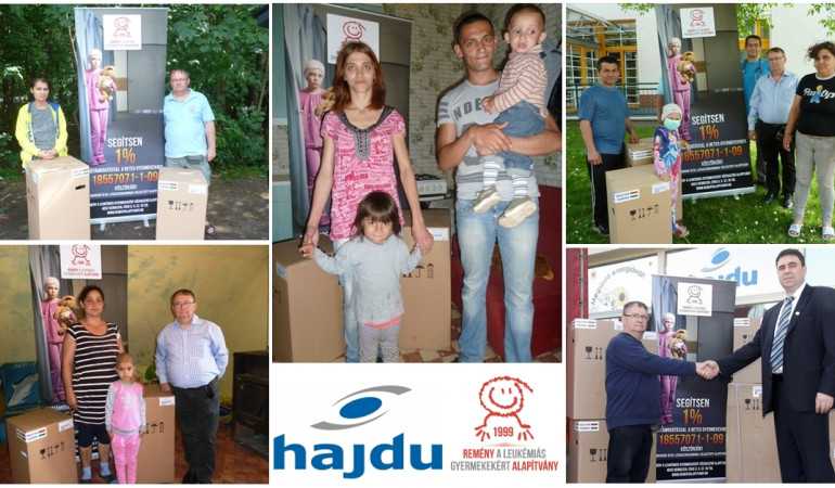 Minden mosógépet és centrifugát átadtunk