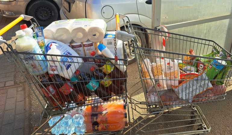 Ismét segíthettünk egy nagybevásárlással a Szabolcs-Coop jóvoltából