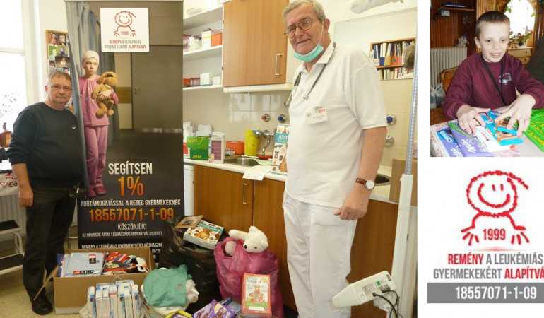 Országosan jutottak el az adományok, a beteg gyermekekhez