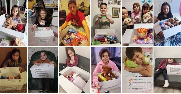 Karácsonyi ajándékok megérkeztek a beteg gyermekekhez