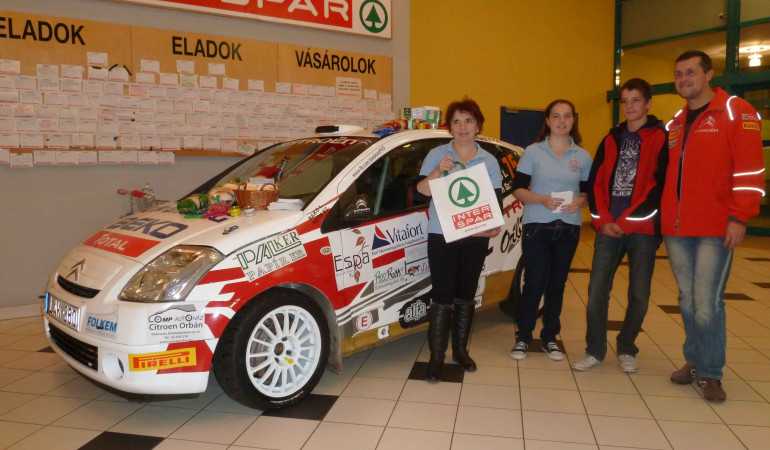 Rally autóba gyűjtjük az adományt!