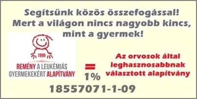 Remény a Leukémiás Gyermekekért Közhasznú Alapítvány