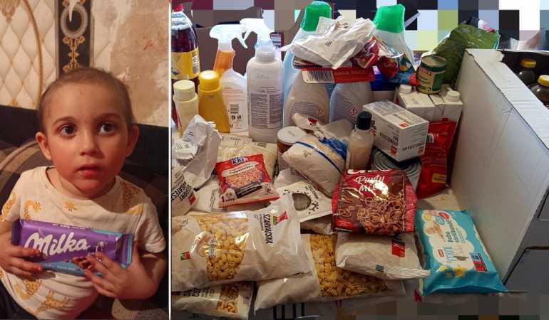 Élelmiszer vásárlás Arabella és családja részére