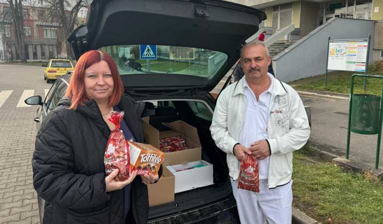 Köszönjük, a nyíregyházi Jósa András Oktatókórház Sebészeti Osztály Dolgozóinak adományát!