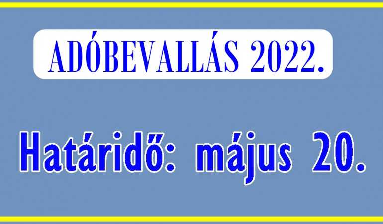 Vészesen közeleg a határidő - május 20.