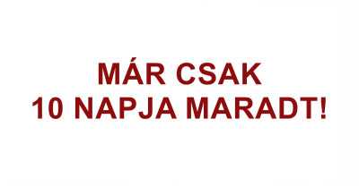 NAV határidő közeleg! Már csak 10 napja maradt!