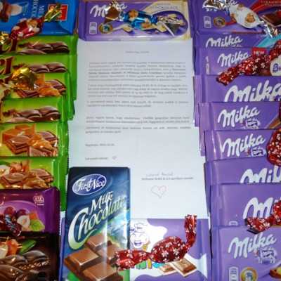 Érkeznek a „cipős doboznyi szeretet” ajándékai és a csokoládék 2014 - alapítvány, adó 1%, támogatás