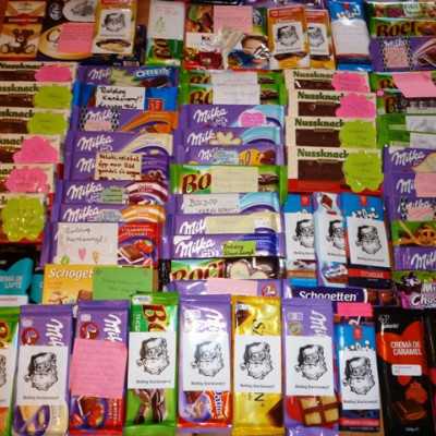 Érkeznek a „cipős doboznyi szeretet” ajándékai és a csokoládék 2014 - alapítvány, adó 1%, támogatás