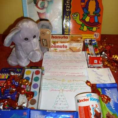 Érkeznek a „cipős doboznyi szeretet” ajándékai és a csokoládék 2014 - alapítvány, adó 1%, támogatás