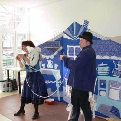 A hódmezõvásárhelyi Cibere Meseszínház vendégjátékával kedveskedtünk a gyerekeknek. - adó, 1%, alapítvány, támogatás