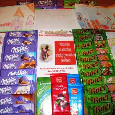 Érkeznek a „cipősdoboznyi szeretet” ajándékai és a csokoládék 2017 - alapítvány, adó 1%, támogatás