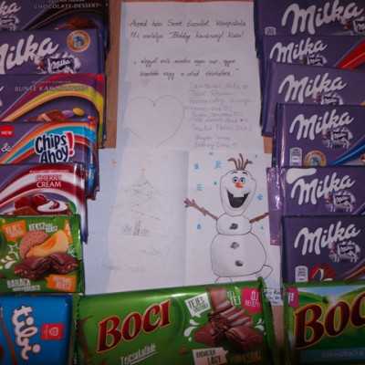 Érkeznek a „cipős doboznyi szeretet” ajándékai és a csokoládék 2015 - alapítvány, adó 1%, támogatás