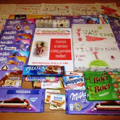 Érkeznek a „cipősdoboznyi szeretet” ajándékai és a csokoládék 2017 - alapítvány, adó 1%, támogatás
