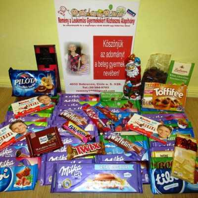 Érkeznek a „cipősdoboznyi szeretet” ajándékai és a csokoládék 2017 - alapítvány, adó 1%, támogatás