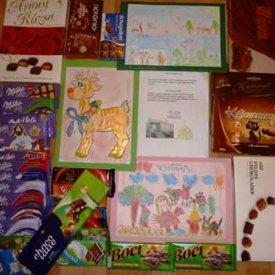 Érkeznek a „cipős doboznyi szeretet” ajándékai és a csokoládék 2015 - alapítvány, adó 1%, támogatás