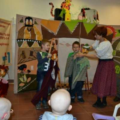 Cibere Meseszínház elõadása a leukémiás és daganatos beteg gyermekeknek - adó, 1%, alapítvány, támogatás