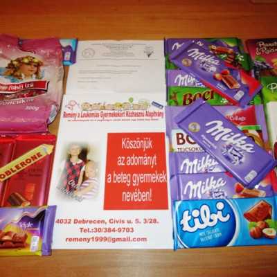 Érkeznek a „cipősdoboznyi szeretet” ajándékai és a csokoládék 2017 - alapítvány, adó 1%, támogatás