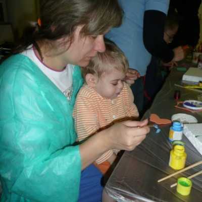 DE OEC Gyermekklinikán 2010. november 09-én tartott kézművesfoglalkozás - adó, 1%, alapítvány, támogatás