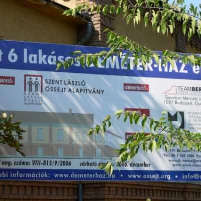 Démétér-ház átadás (2 millió forinttal támogatta az Alapítvány) - adó, 1%, alapítvány, támogatás
