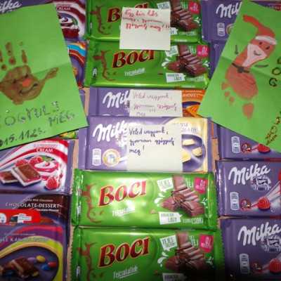 Érkeznek a „cipős doboznyi szeretet” ajándékai és a csokoládék 2015 - alapítvány, adó 1%, támogatás