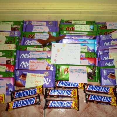 Érkeznek a „cipősdoboznyi szeretet” ajándékai és a csokoládék 2016 - alapítvány, adó 1%, támogatás