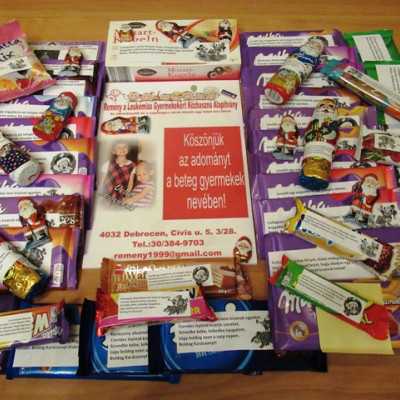 Érkeznek a „cipősdoboznyi szeretet” ajándékai és a csokoládék 2017 - alapítvány, adó 1%, támogatás