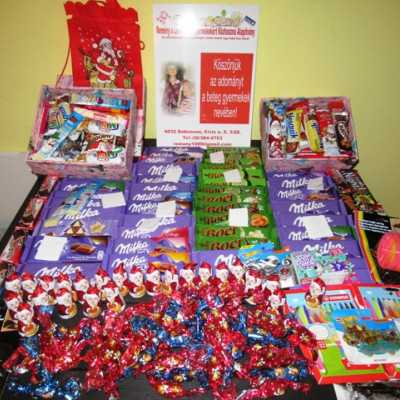 Érkeznek a „cipősdoboznyi szeretet” ajándékai és a csokoládék 2018 - alapítvány, adó 1%, támogatás