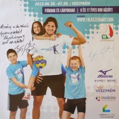 Élményekben gazdag nap Nagy László nemzetközi kézilabda táborában - adó, 1%, alapítvány, támogatás