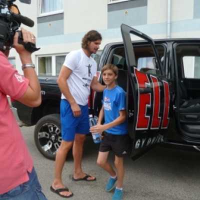 Élményekben gazdag nap Nagy László nemzetközi kézilabda táborában - adó, 1%, alapítvány, támogatás