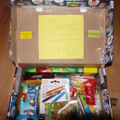 Érkeznek a „cipős doboznyi szeretet” ajándékai és a csokoládék 2015 - alapítvány, adó 1%, támogatás