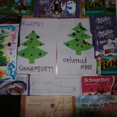 Érkeznek a „cipős doboznyi szeretet” ajándékai és a csokoládék 2015 - alapítvány, adó 1%, támogatás