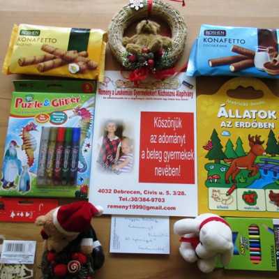 Érkeznek a „cipősdoboznyi szeretet” ajándékai és a csokoládék 2017 - alapítvány, adó 1%, támogatás