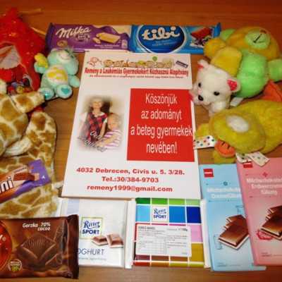 Érkeznek a „cipősdoboznyi szeretet” ajándékai és a csokoládék 2017 - alapítvány, adó 1%, támogatás