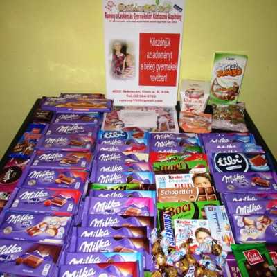 Érkeznek a „cipősdoboznyi szeretet” ajándékai és a csokoládék 2018 - alapítvány, adó 1%, támogatás