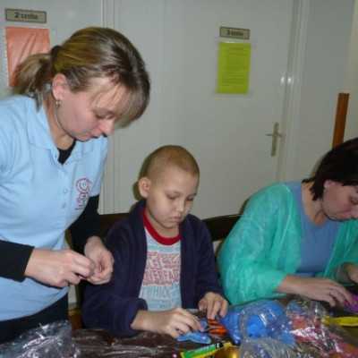 Foglalkozást tartottunk a beteg gyermekeknek - adó, 1%, alapítvány, támogatás