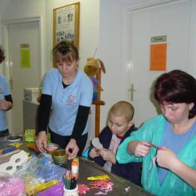 Foglalkozást tartottunk a beteg gyermekeknek - adó, 1%, alapítvány, támogatás