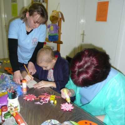 Foglalkozást tartottunk a beteg gyermekeknek - adó, 1%, alapítvány, támogatás