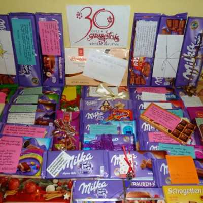 Érkeznek a „cipősdoboznyi szeretet” ajándékai és a csokoládék 2016 - alapítvány, adó 1%, támogatás